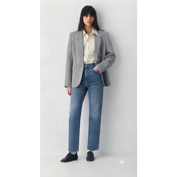 Aritzia Denim - Denim Forum The Arlo Straight Jeans Womens 25 Blue Normcore Minimalist Essential